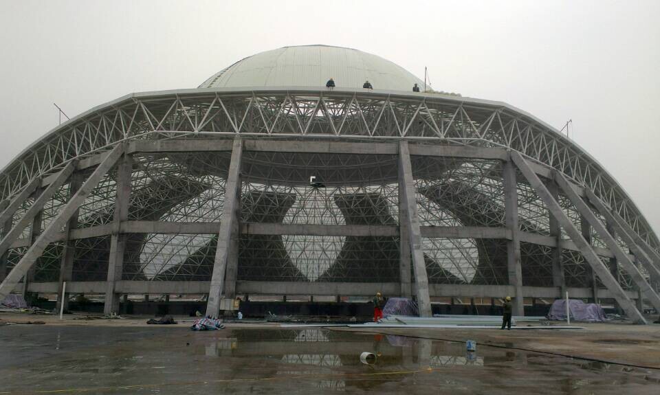 三清山温泉馆网架工程